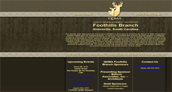 Desktop Screenshot of foothillsqdma.com
